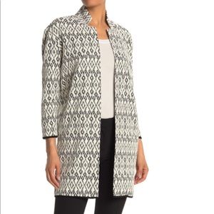 Philosophy arabesque geo print jacket/duster.